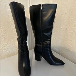 Journee Collection Black Heeled Boots Ameylia Boot